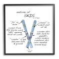 thumbnail image 1 of Stupell Industries Anatomy of Skis Winter Sports Diagram Facts Chart Graphic Art Black Framed Art Print Wall Art, Design by Dishique, 1 of 5