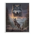 thumbnail image 1 of Stupell Industries Ancestor Wolf Motif Animals Painting White Framed Art Print Wall Art, 24 x 30, 1 of 2