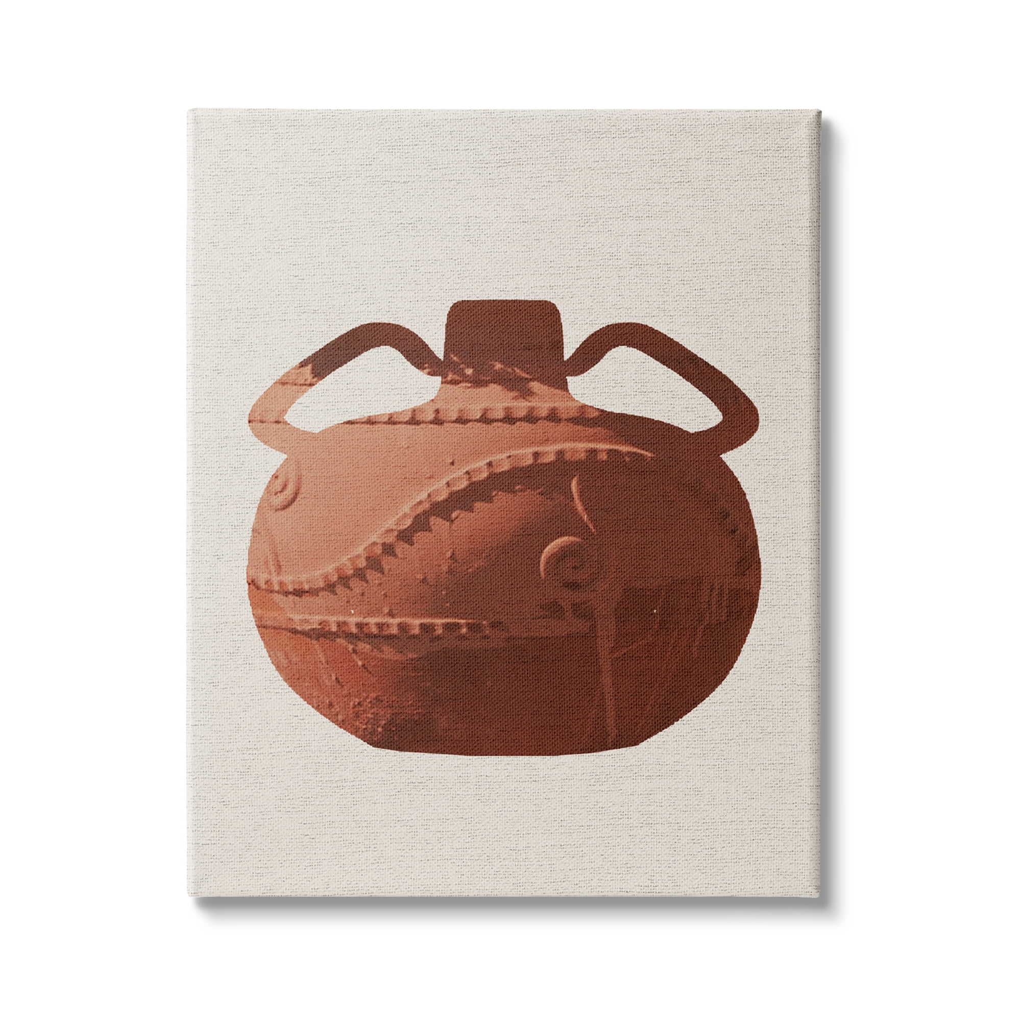 Stupell Industries Ancient Clay Urn Modern Still Life Brown Pottery, 36 x 48,Design by Daphne Polselli