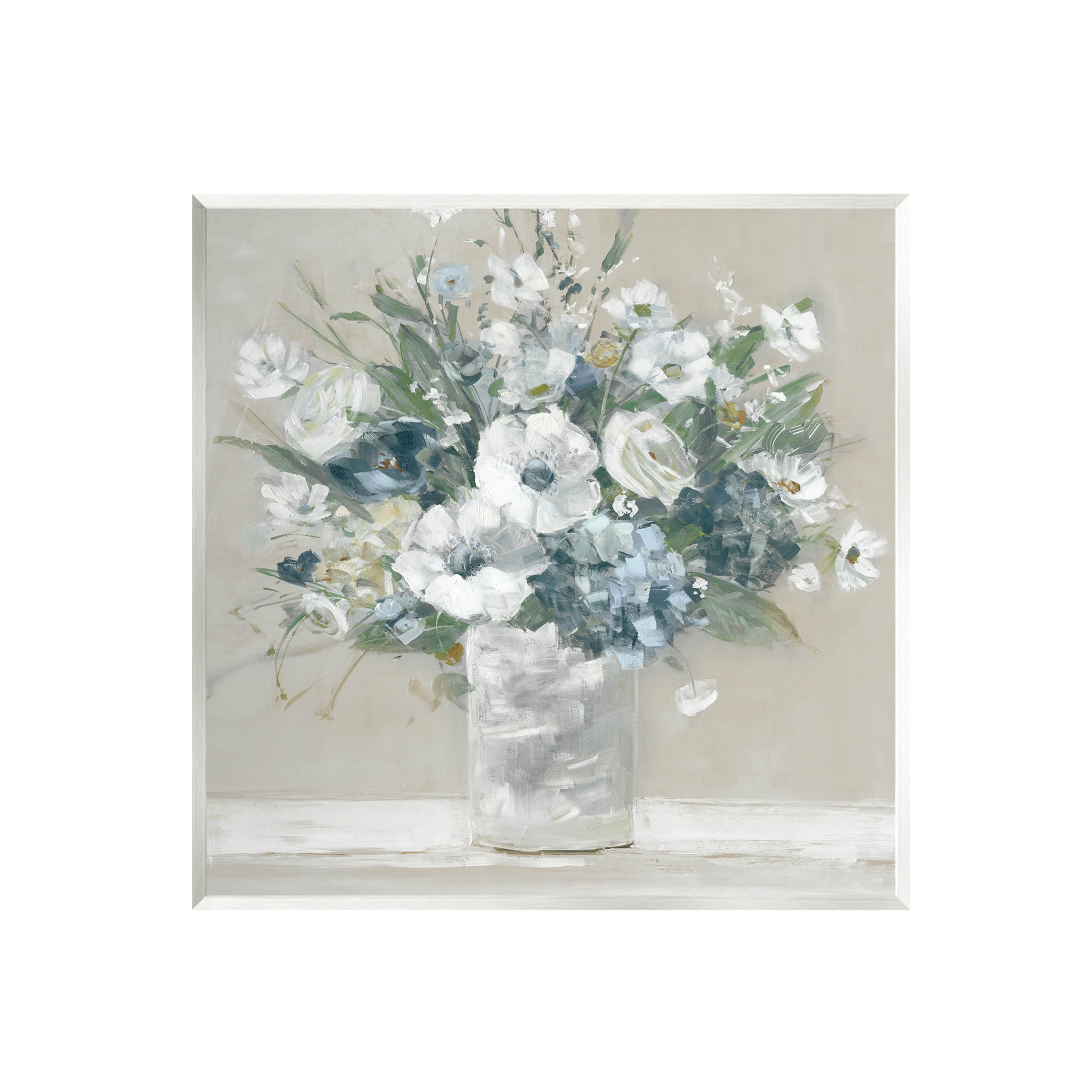 Stupell Industries Anemone Flower Arrangement Painting Unframed Art Print Wall Art, Design by Sally Swatland