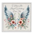 thumbnail image 1 of Stupell Industries Angel Watching Me Plants & Flowers Painting White Framed Art Print Wall Art, 12 x 12, 1 of 3