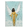 thumbnail image 1 of Stupell Industries Angel Wings Woman Portrait Painting Unframed Art Print Wall Art, Design by Jade Reynolds, 1 of 6