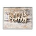 thumbnail image 1 of Stupell Industries Angels Chatting Religious Neutral Grey Painting Framed Art Print Wall Art, 20x16, By Young and Proven, 1 of 7