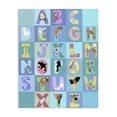 thumbnail image 1 of Stupell Industries Contemporary Animal Alphabet in Blue Canvas Art, 36 x 48, by Carla Daly, 1 of 8