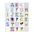 thumbnail image 1 of Stupell Industries Contemporary Animal Alphabet in Light Grey Canvas Art, 36 x 48, by Carla Daly, 1 of 8