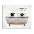 thumbnail image 1 of Stupell Industries Eclectic Happiness is a Bubble Bath Dogs Canvas Art, 20 x 16, by Lori Deiter, 1 of 8