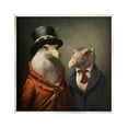 thumbnail image 1 of Stupell Industries Animal Couple Vintage Fashion Animals & Insects Painting Unframed Art Print Wall Art, 12 x 12, 1 of 7