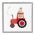 thumbnail image 1 of Stupell Industries Animals Riding Tractor Animals & Insects Painting Gray Framed Art Print Wall Art, 12 x 12, 1 of 9
