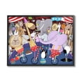 thumbnail image 1 of Stupell Industries Animals in Circus Scene Animals & Insects Painting Black Framed Art Print Wall Art, 30 x 24, 1 of 9