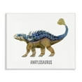 thumbnail image 1 of Stupell Industries Contemporary Ankylosaurus Dinosaur Learning Canvas Art, 20 x 16, by Brett Blumenthal, 1 of 8
