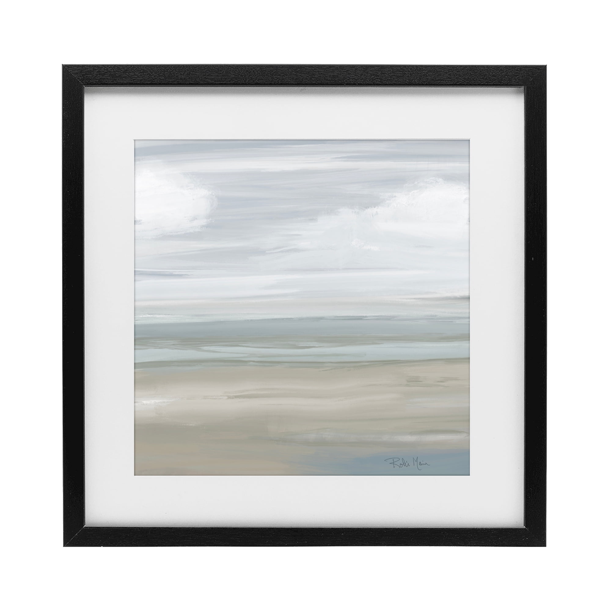 Stupell Industries Another Day Peaceful Landscape Black Framed Print Under Glass, design by Robin Maria