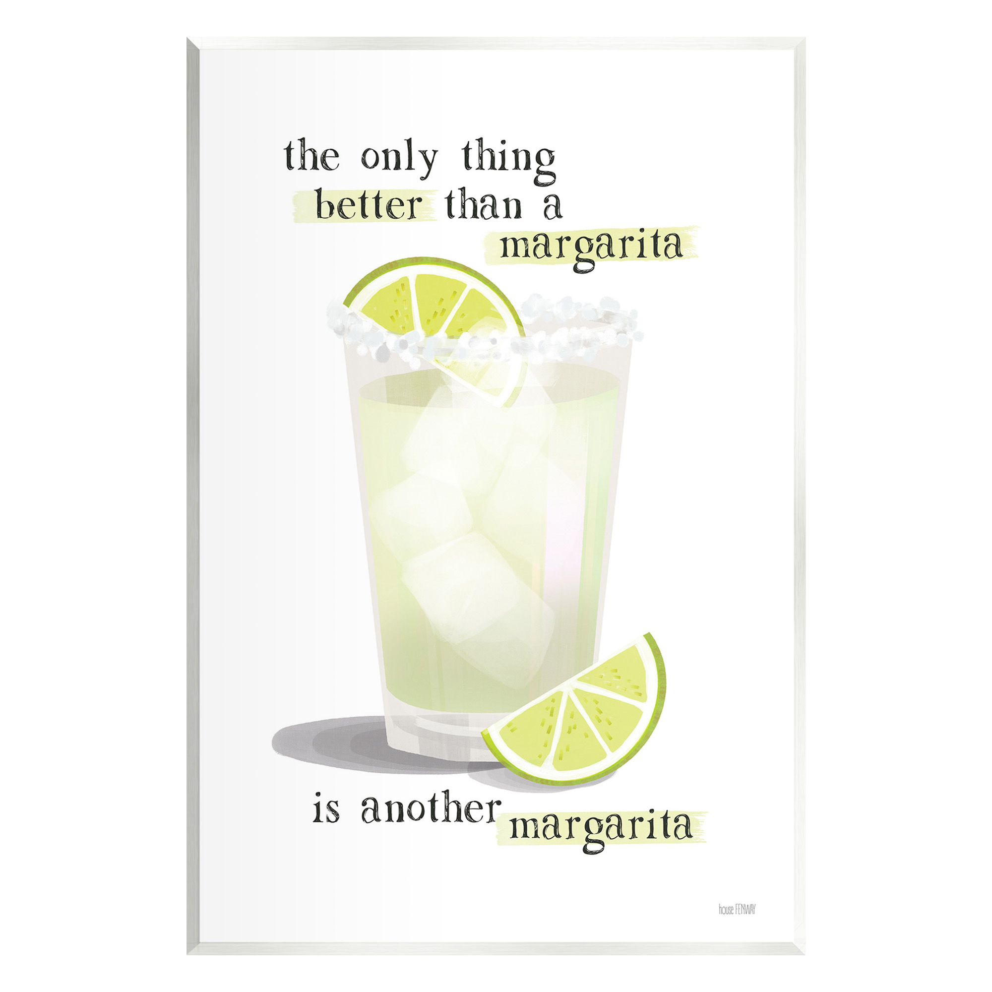 Stupell Industries Another Margarita Phrase Food & Beverage Painting Unframed Art Print Wall Art, 10 x 15