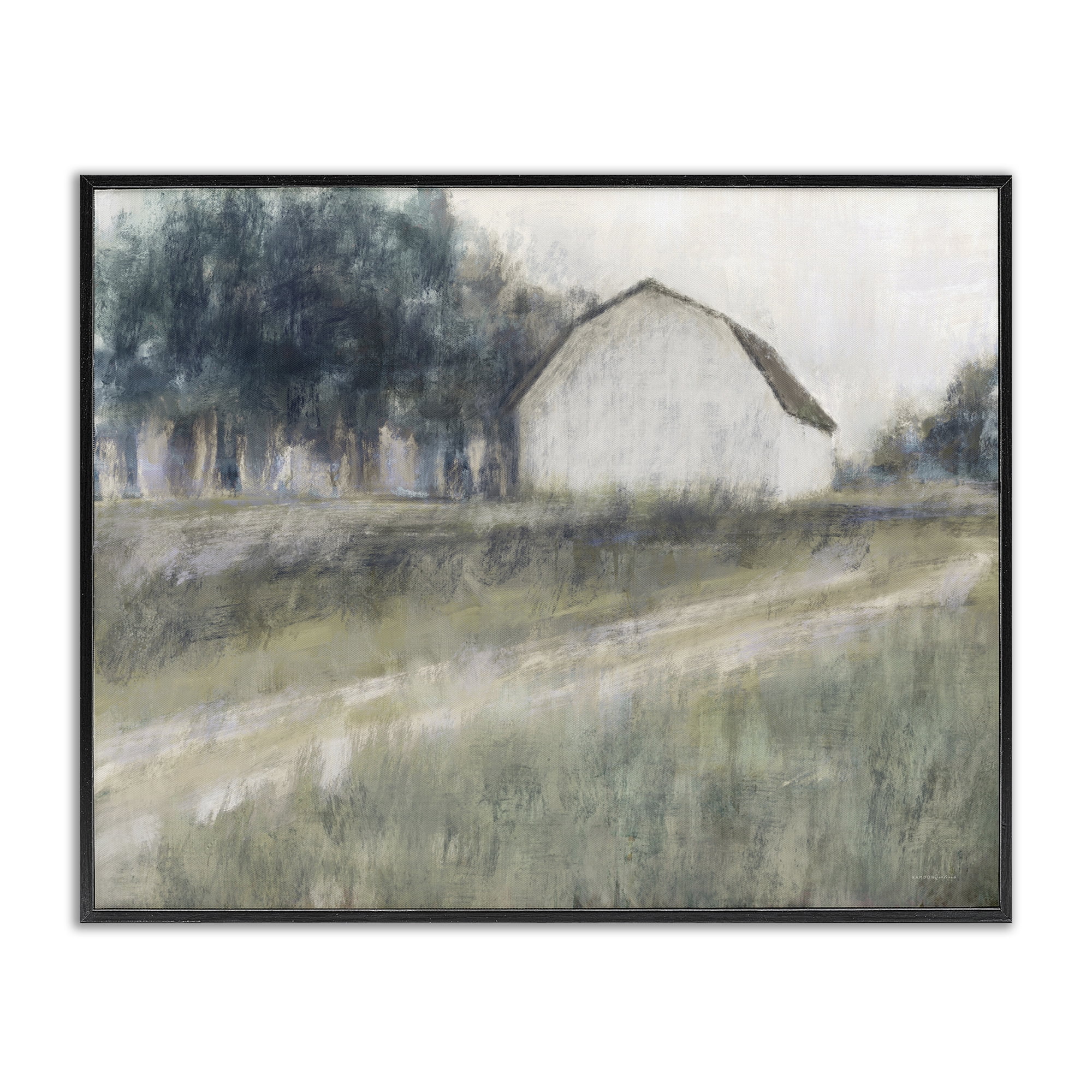 Stupell Industries Another Path Abstraction Black Framed Giclee Art, design by Kamdon Kreations