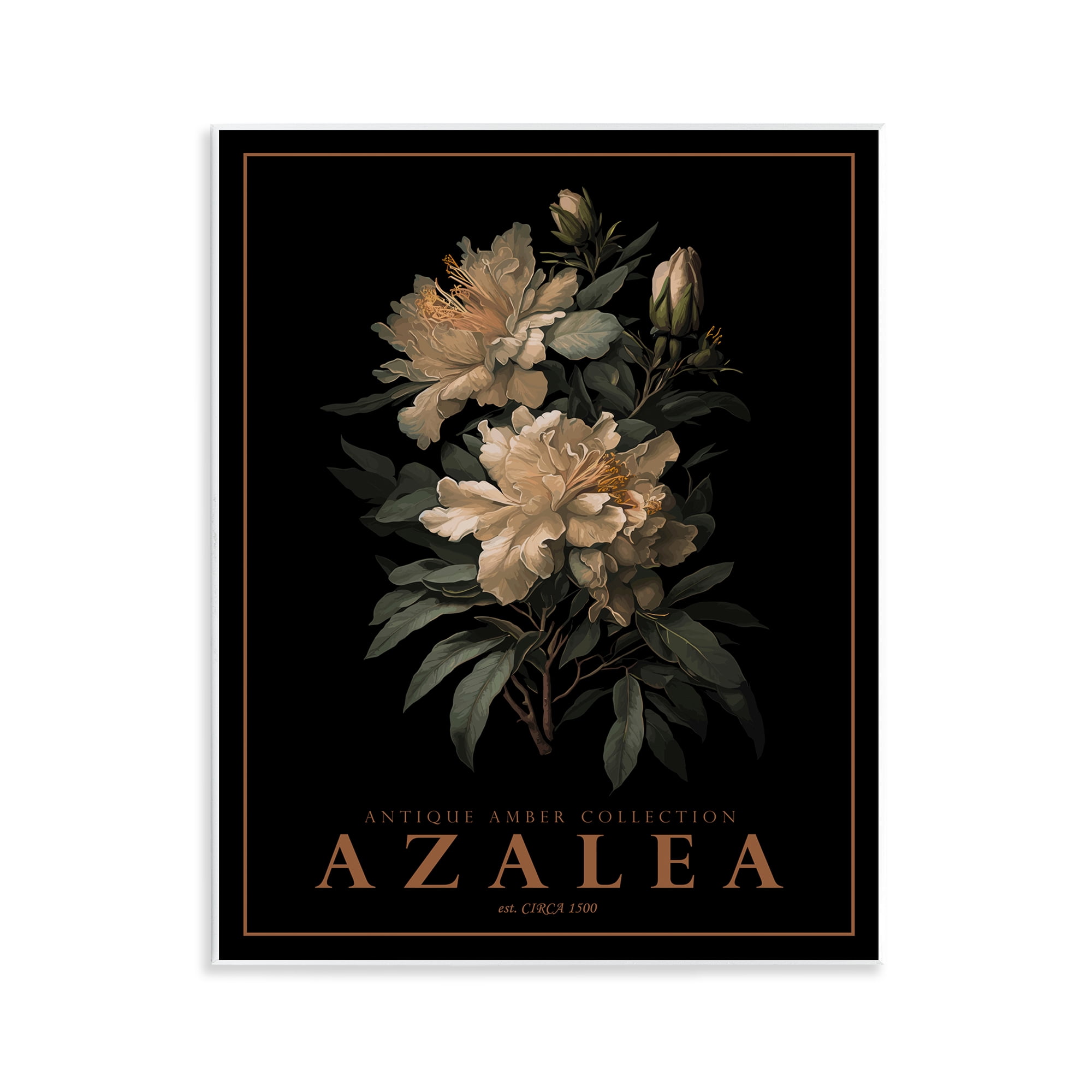 Stupell Industries Antique Azalea Bushel Wall Plaque Art, design by Christopher Giampietro
