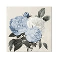 thumbnail image 1 of Stupell Industries Antique Blue Rose Blooms Botanical & Floral Painting Gallery Wrapped Canvas Art Print Wall Art, 24 x 24, 1 of 8