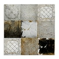 thumbnail image 1 of Stupell Industries Antique Ceiling Tile Collage Vintage Glam Abstract Patterns, 36 x 36, Design by Sophie 6, 1 of 5