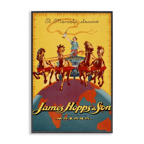 Stupell Industries Antique Drink Bottle Advertisement Advertisements Painting Black Framed Art Print Wall Art, 12 x 18