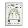 thumbnail image 1 of Stupell Industries Antique Flower Sign Vintage Truck Bouquet Blossoms Graphic Art Gray Framed Art Print Wall Art, Design by Lettered and Lined, 1 of 8