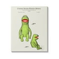 thumbnail image 1 of Stupell Industries Antique Frog Character Patent Graphic Art Gallery Wrapped Canvas Print Wall Art, Design by Karl Hronek, 1 of 7