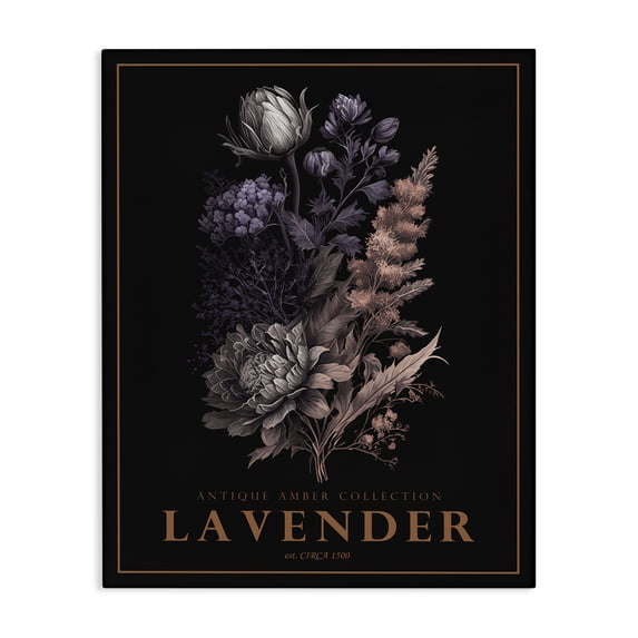 Stupell Industries Traditional Antique Lavender Bushel Canvas Art, 16 x 20, by Christopher Giampietro