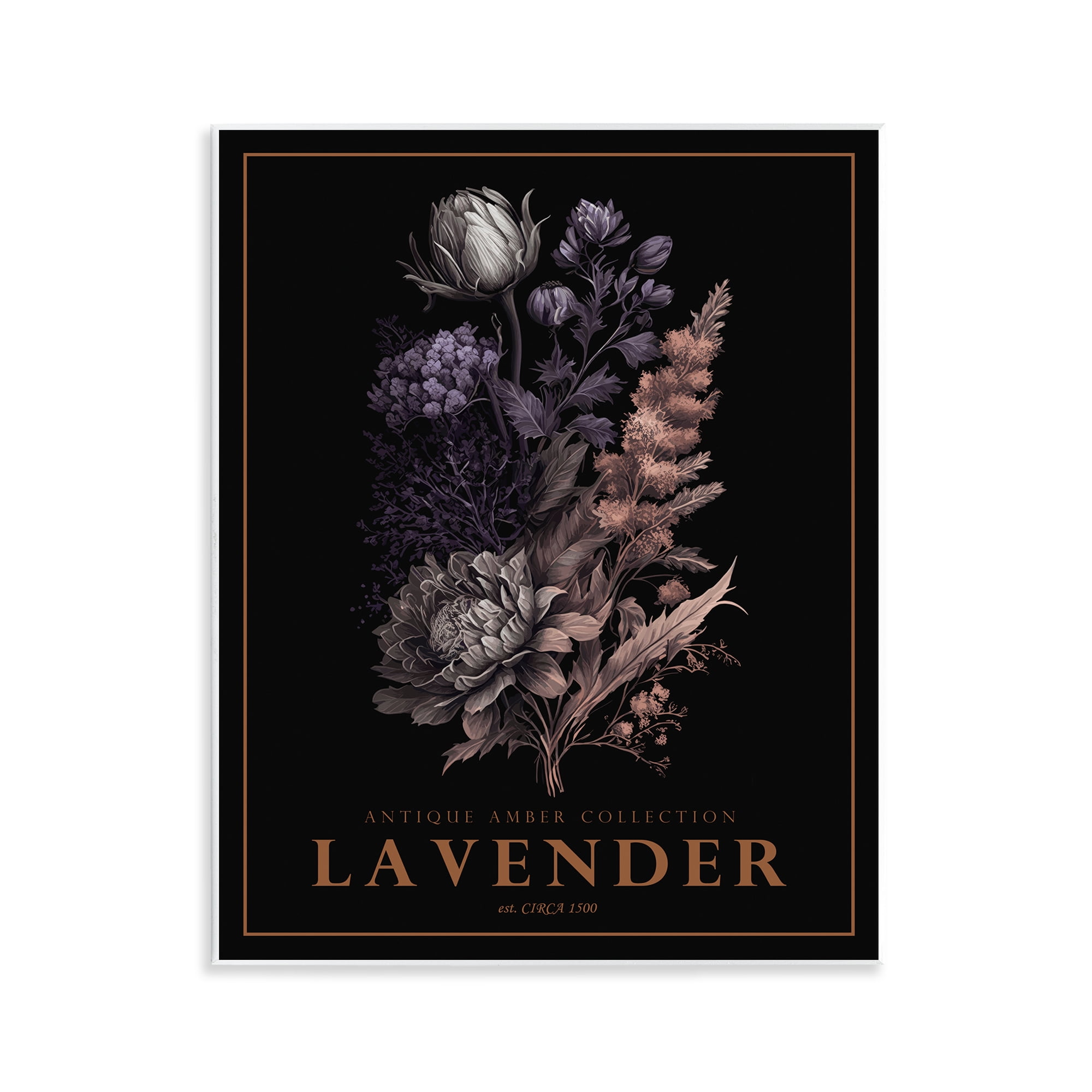 Stupell Industries Antique Lavender Bushel Wall Plaque Art, design by Christopher Giampietro