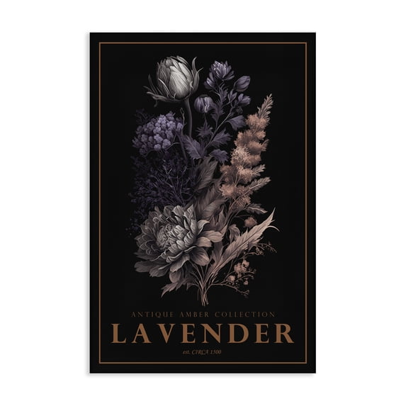 Stupell Industries Traditional Antique Lavender Light Canvas Art, 16 x 24, by Chris Giampietro