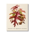 thumbnail image 1 of Stupell Industries Antique Scarlet Oak Branch Illustration Autumn Leaves, 24 x 30,Design by Daphne Polselli, 1 of 5