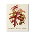 thumbnail image 1 of Stupell Industries Antique Scarlet Oak Branch Illustration Autumn Leaves, 30 x 40,Design by Daphne Polselli, 1 of 5