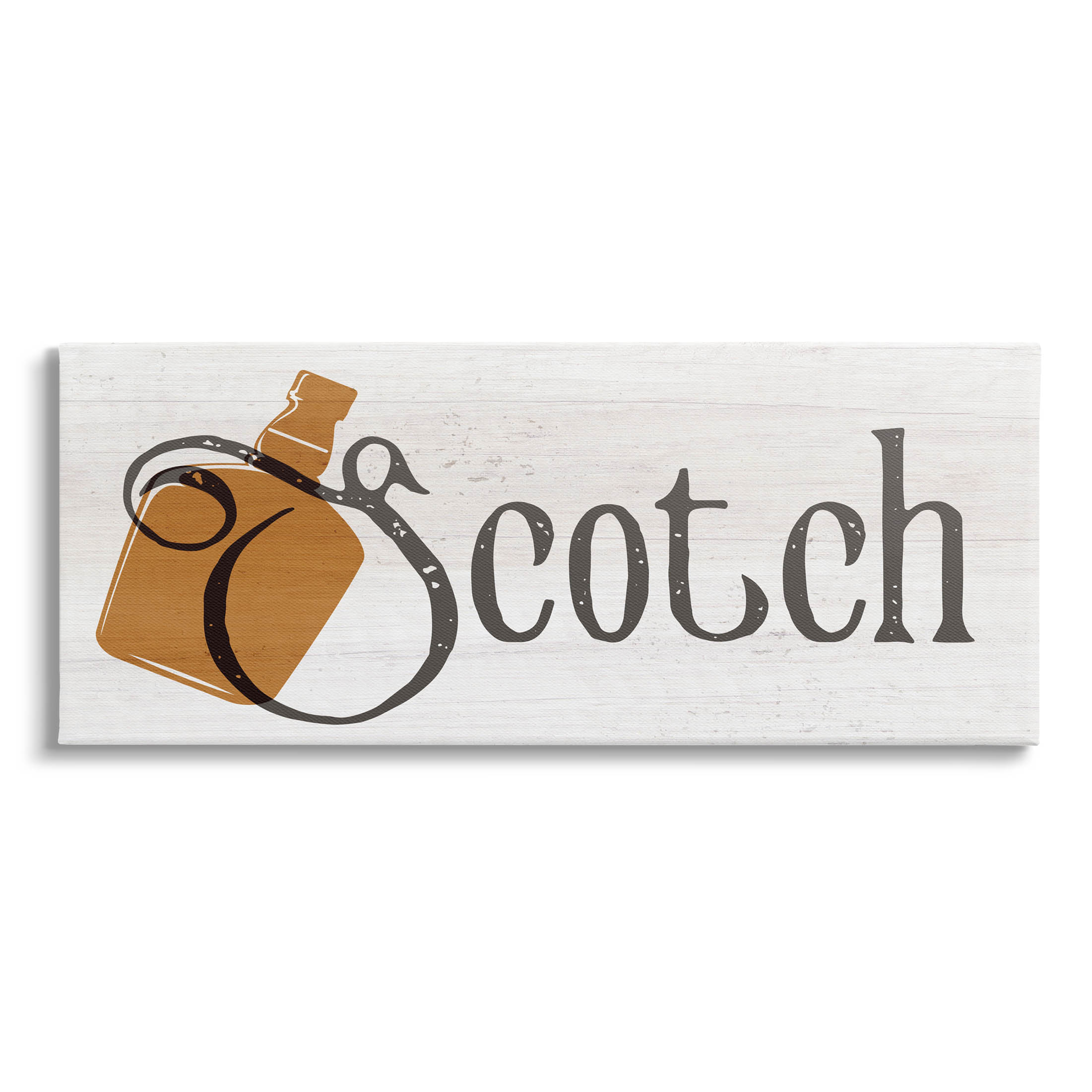 Stupell Industries Antique Scotch Whiskey Graphic Art Gallery Wrapped Canvas Print Wall Art, Design by Daphne Polselli