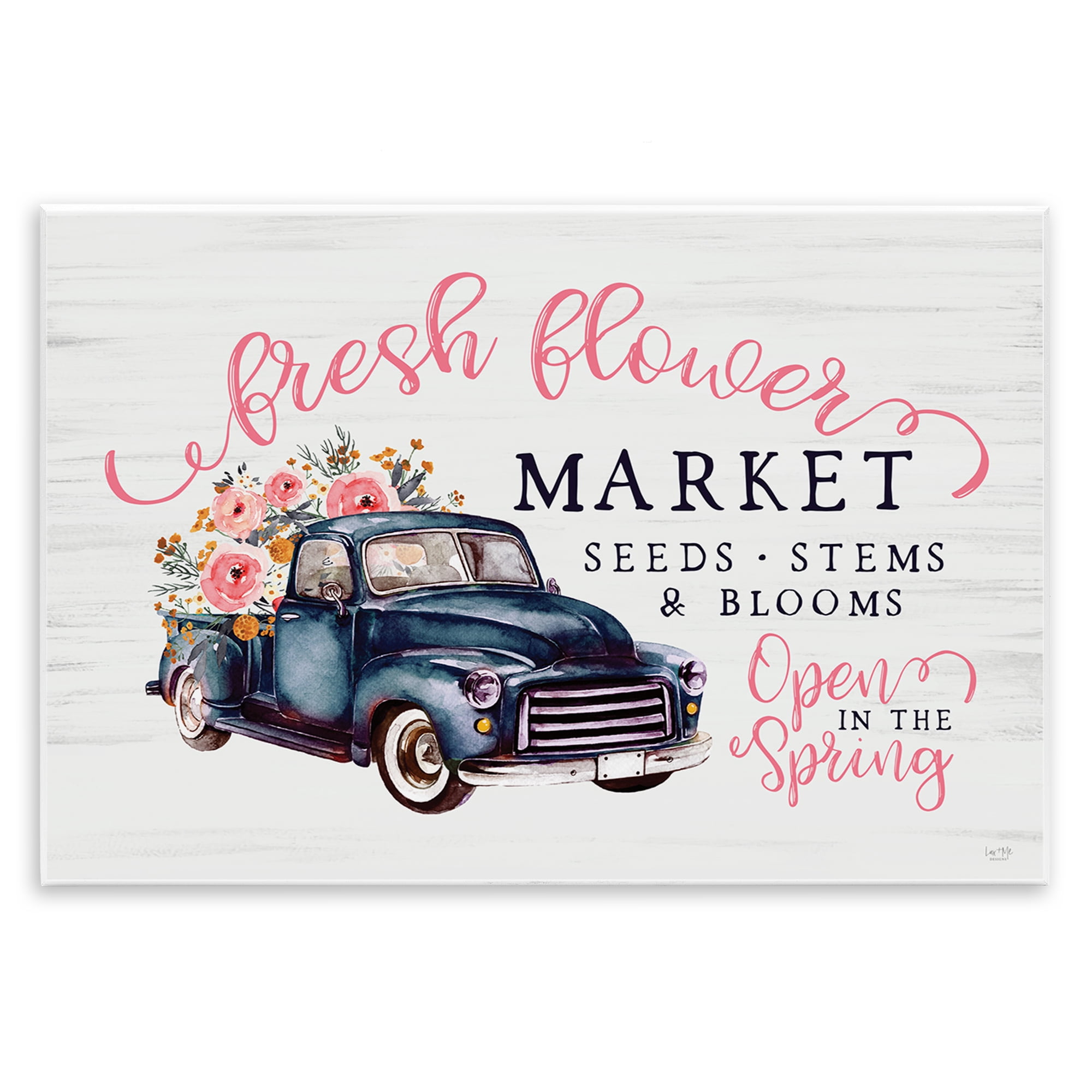 Stupell Industries Antique Spring Market Wall Plaque Art, design by Lux + Me Designs