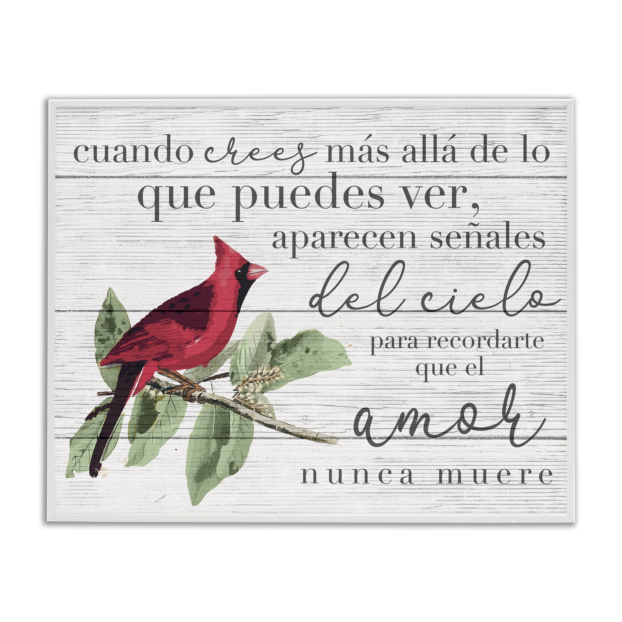 Stupell Industries Aparecen Señales del Cielo Inspirational Quotes & Sayings Painting White Framed Art Print Wall Art, 14 x 11