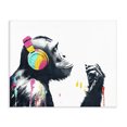 thumbnail image 1 of Stupell Industries Modern Ape On Air Headphones Canvas Art, 30 x 24, by Svetlana Aleynikova, 1 of 8