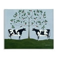 thumbnail image 1 of Stupell Industries Apple Tree Cows Symmetry Canvas Wall Art design by Susan Henke, 16 x 20, 1 of 7