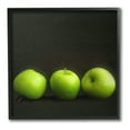 thumbnail image 1 of Stupell Industries Apple Trio Still Life Food & Beverage Painting Black Framed Art Print Wall Art, 17 x 17, 1 of 9
