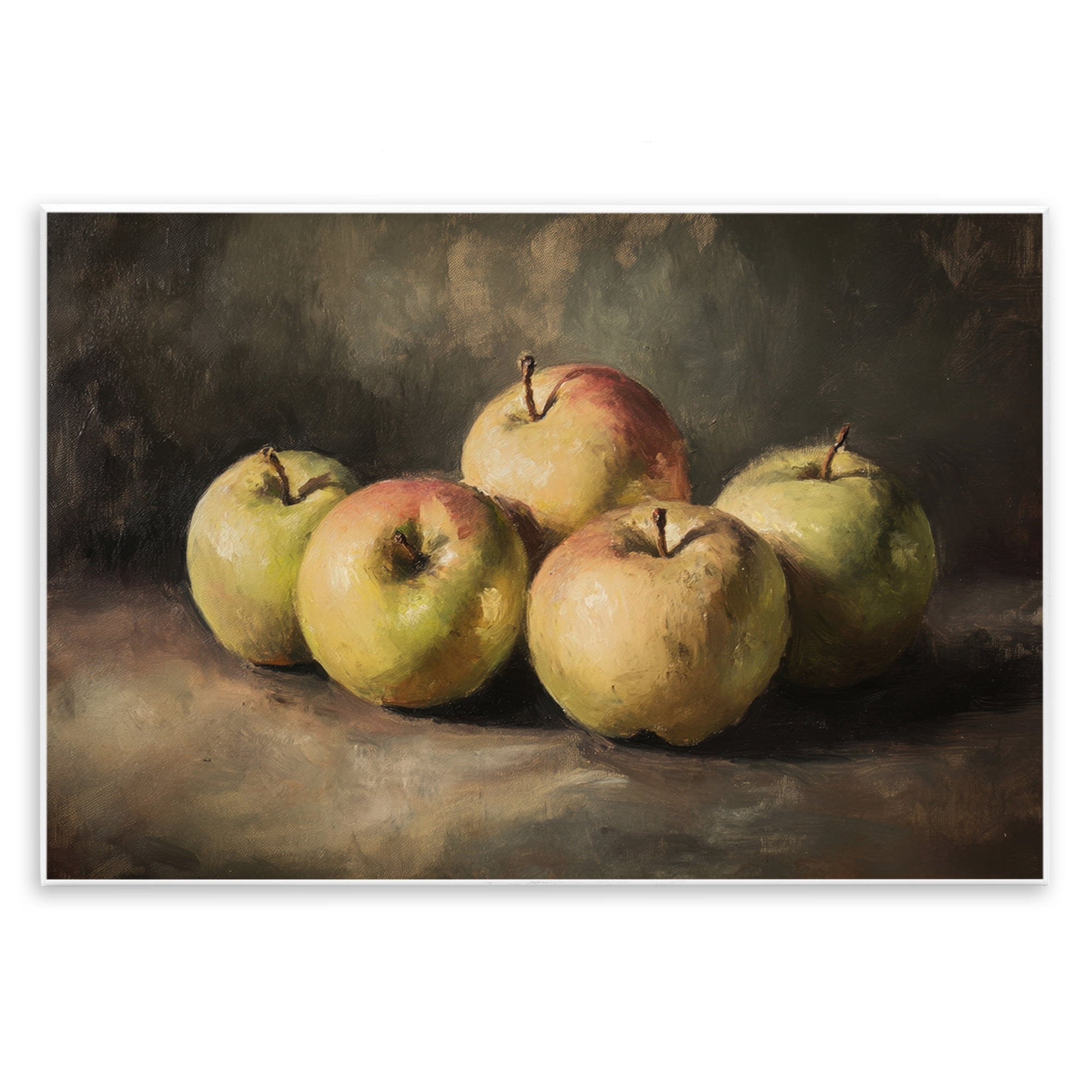 Stupell Industries Apples in Soft Shadow Wall Plaque Art, design by Petal Prints Design