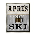 thumbnail image 1 of Stupell Industries Apres Ski Beer Brew Graphic Art Luster Gray Floating Framed Canvas Print Wall Art, Design by Livi Finn, 1 of 8