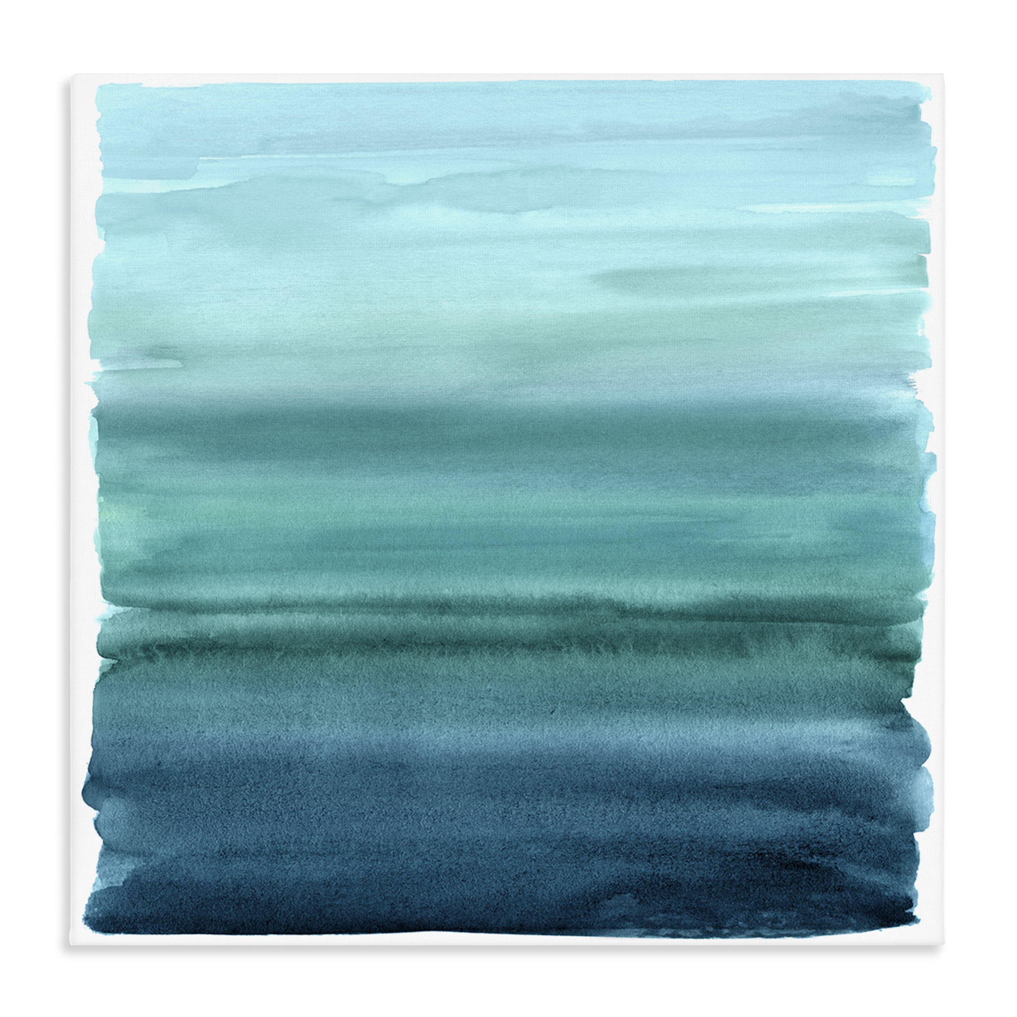Stupell Industries Aqua Ombre Gradient Canvas Wall Art, design by Allie Corbin