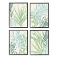 thumbnail image 1 of Stupell Industries Aquatic Botanical Seaweed Plants Graphic Art Black Framed Art Print Wall Art, Set of 4, Design by June Erica Vess, 1 of 7