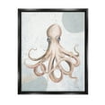 thumbnail image 1 of Stupell Industries Aquatic Octopus Sea Life Graphic Art Jet Black Floating Framed Canvas Print Wall Art, Design by Patricia Pinto, 1 of 6