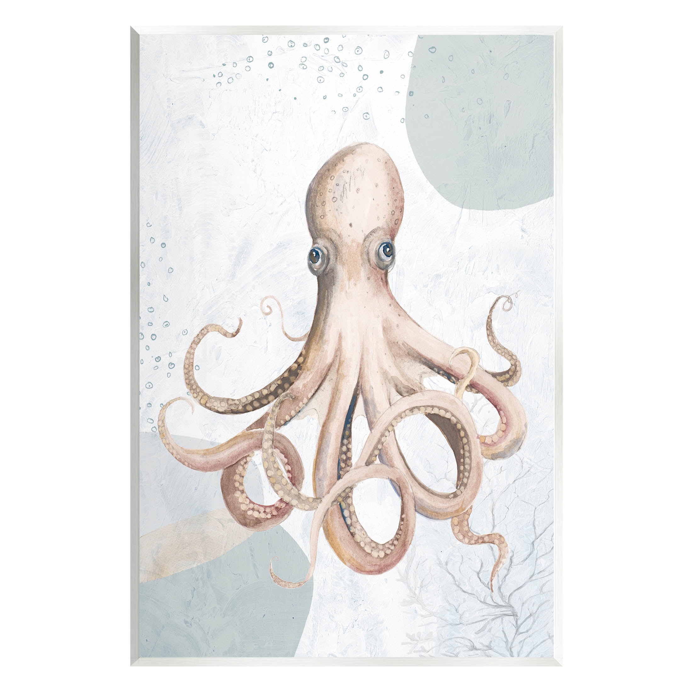 Stupell Industries Aquatic Octopus Sea Life Graphic Art Unframed Art Print Wall Art, Design by Patricia Pinto
