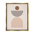 thumbnail image 1 of Stupell Industries Arched Geometric Shapes Abstract Painting Gold Floater Framed Art Print Wall Art, 17 x 21, 1 of 10