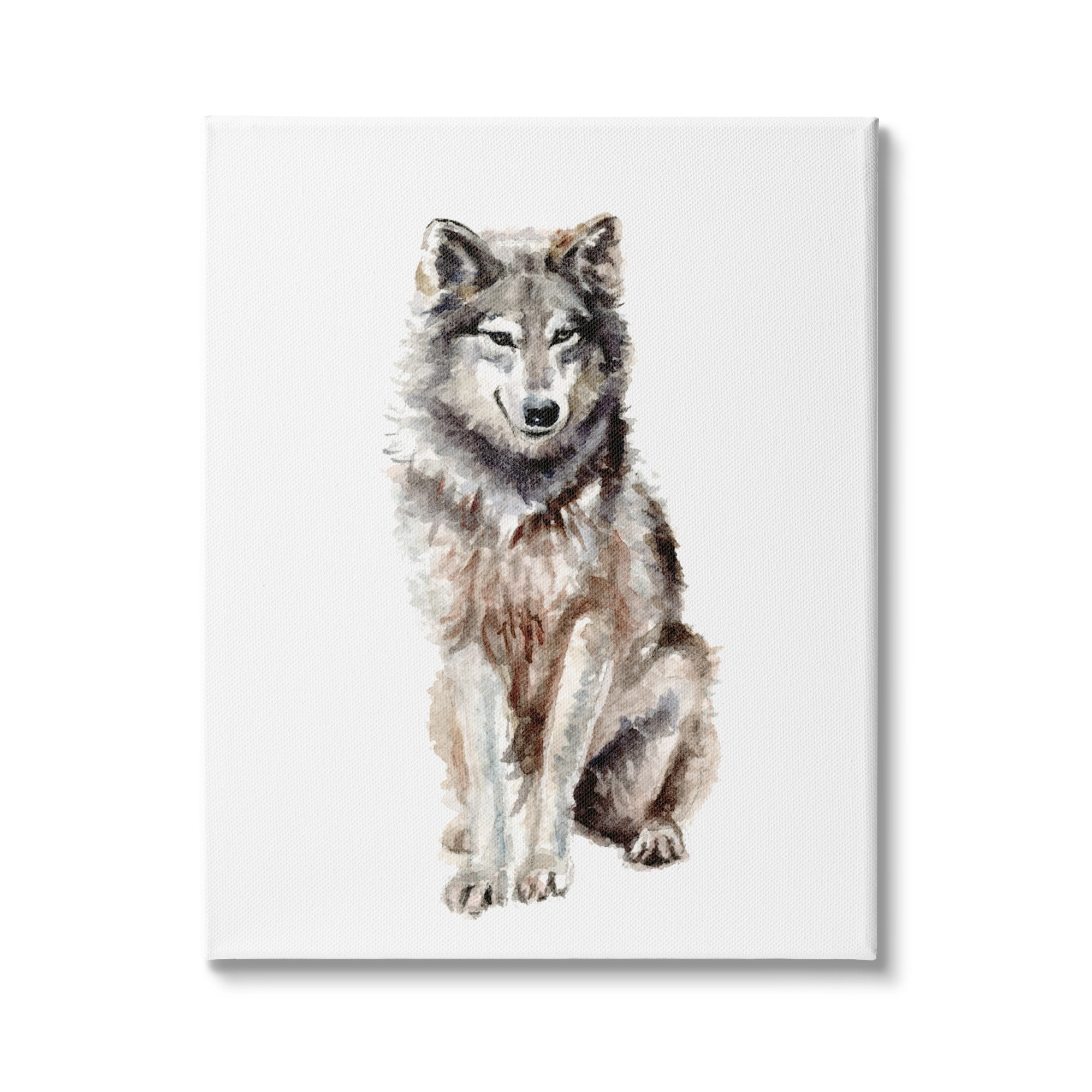 Arctic Wolf Children's Nursery Canvas Wall Art, 16 x 20