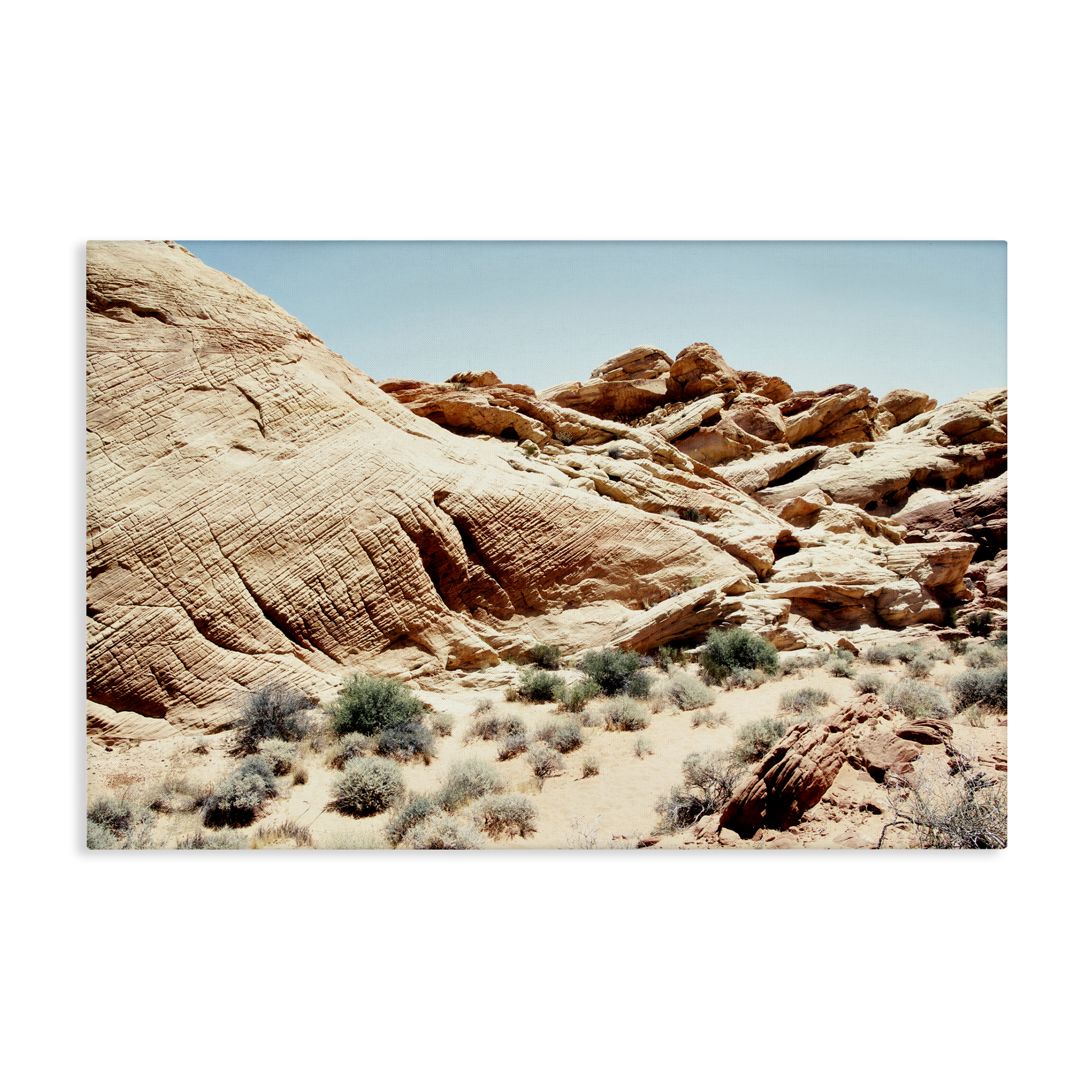 Stupell Industries Arid Desert Scenery Landscape & Nature Photography Wrapped Canvas Art Print Wall Art, 45 x 30
