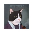 thumbnail image 1 of Stupell Industries Aristocat Witty Smiling Cat Portrait Smoking Pipe Graphic Art Gallery Wrapped Canvas Print Wall Art, Design by Diane Neukirch, 1 of 5