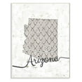 thumbnail image 1 of Stupell Industries Arizona Patterned Grey US State Design Wall Plaque by Ziwei Li, 1 of 5