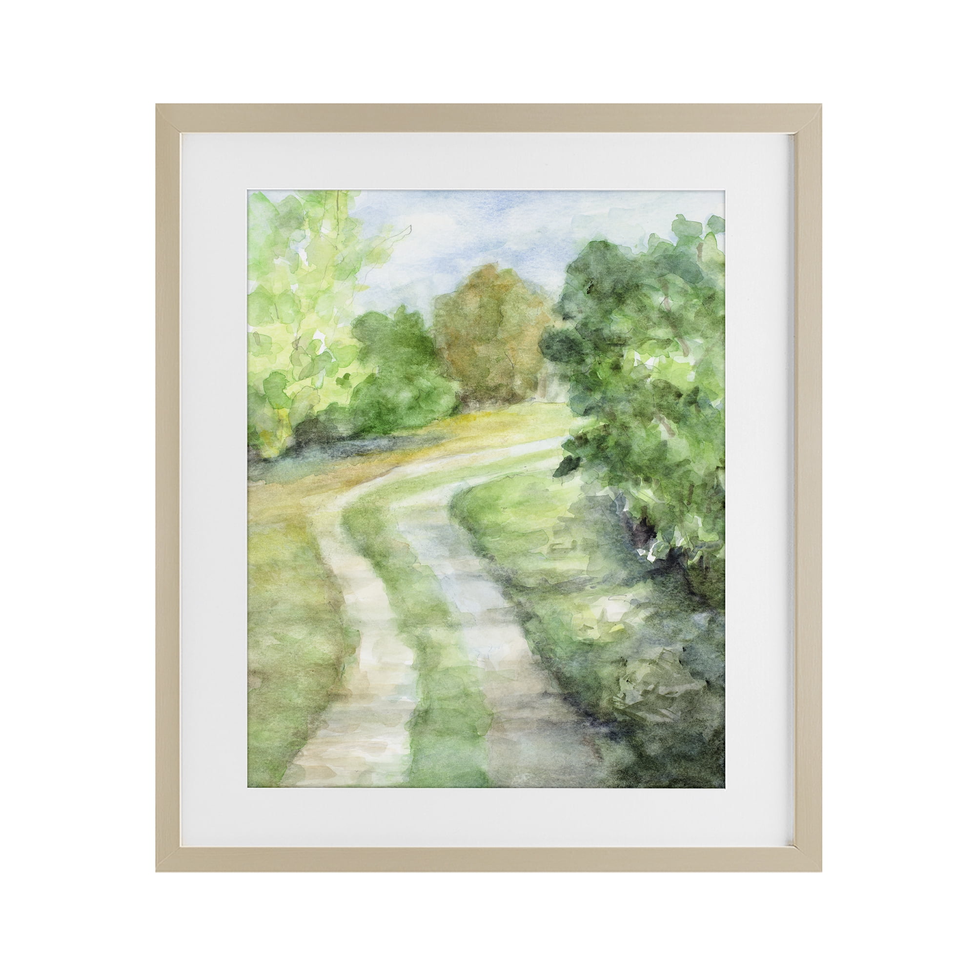 Stupell Industries Around The Bend Birch Framed Print Under Glass, design by Lanie Loreth