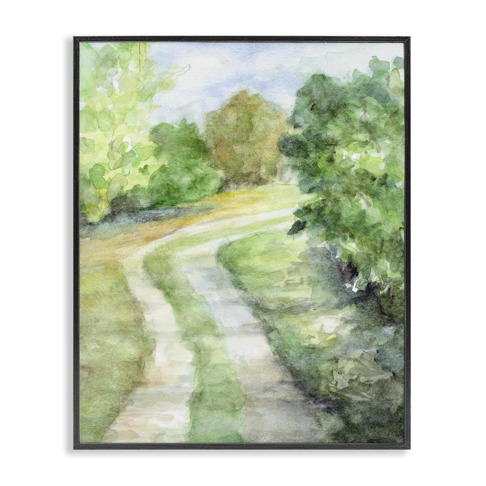Stupell Industries Around The Bend Black Framed Giclee Art, design by Lanie Loreth