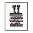 thumbnail image 1 of Stupell Industries Art Deco Black Heels on Tall Bookstack Black Framed Giclee Art, 24 x 30, by Amanda Greenwood, 1 of 7