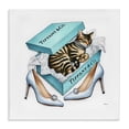 thumbnail image 1 of Stupell Industries Art Deco Blue Shoebox with Kitty Canvas Art, 24 x 24, by Amanda Greenwood, 1 of 8