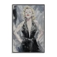 thumbnail image 1 of Stupell Industries Art Deco Classic Stylish Marilyn Black Framed Giclee Art, 12 x 18, by Lucille Lee, 1 of 7